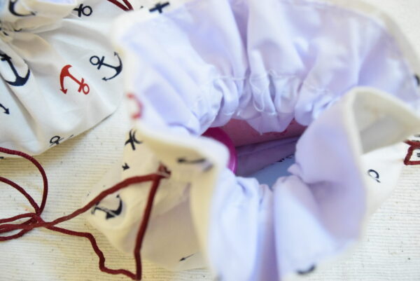 Anchor Drawstring Goodie Bag - Image 2
