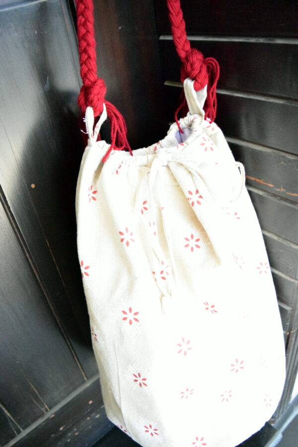 Red Floral Hobo Bag - Image 2