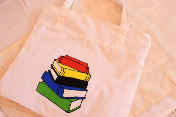 Hand Painted Nerd Tote Bag