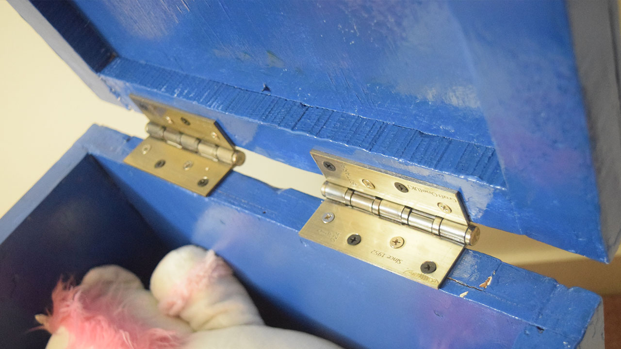 Transformation of an old wooden box to a storage box CraftHike