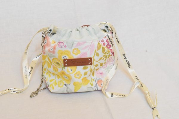 Mini Drawstring Pouch with Metal Strap - Image 6