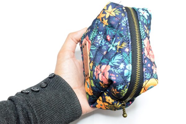 Quilted Mini Box Pouch - Image 3