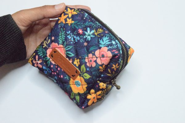 Quilted Mini Box Pouch
