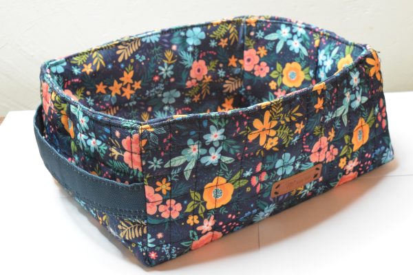 Quilted Rectangle Basket - Image 2