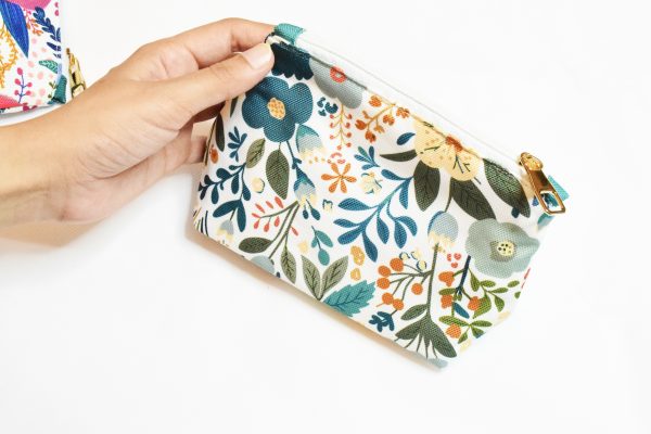 Green Floral Multi Purpose Pouch