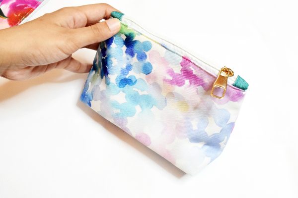Watercolor Droplet Multi Purpose Pouch